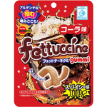 Bourbon Fettuccine Gummi Cola Aji confectionery snacks in colorful gummy form with cola and spicy Aji flavors.