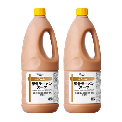 Ebara E-Basic Tonkotsu Pork Paitan Ramen Soup 1.8L x2