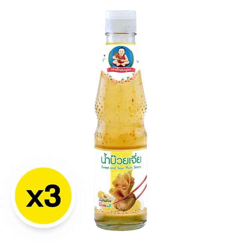 DEK SOM Boon Plum Sauce 350g x3