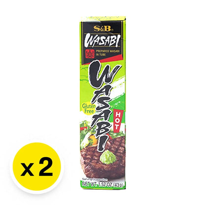 S&B Tube Neri Wasabi 43g x2