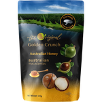 Golden Crunch Macadamias from The Original Australian Honey confectionery snacks, coated with honey and crunchy texture.