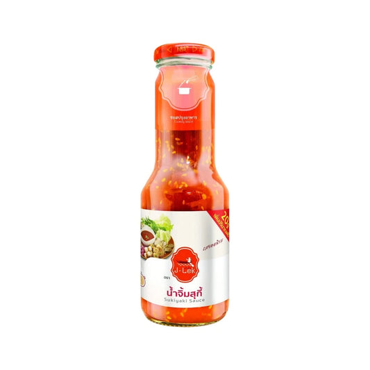 J-lek Jae Lek Suki Sauce Glass Bottle Bottles 350g x6