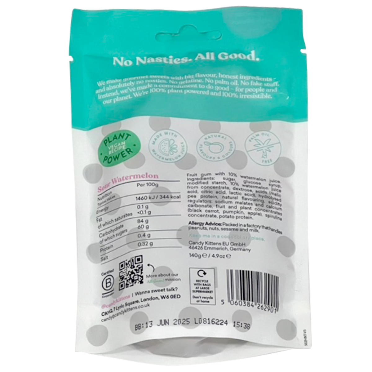 Candy Kittens Sour Watermelon Gourmet Sweets