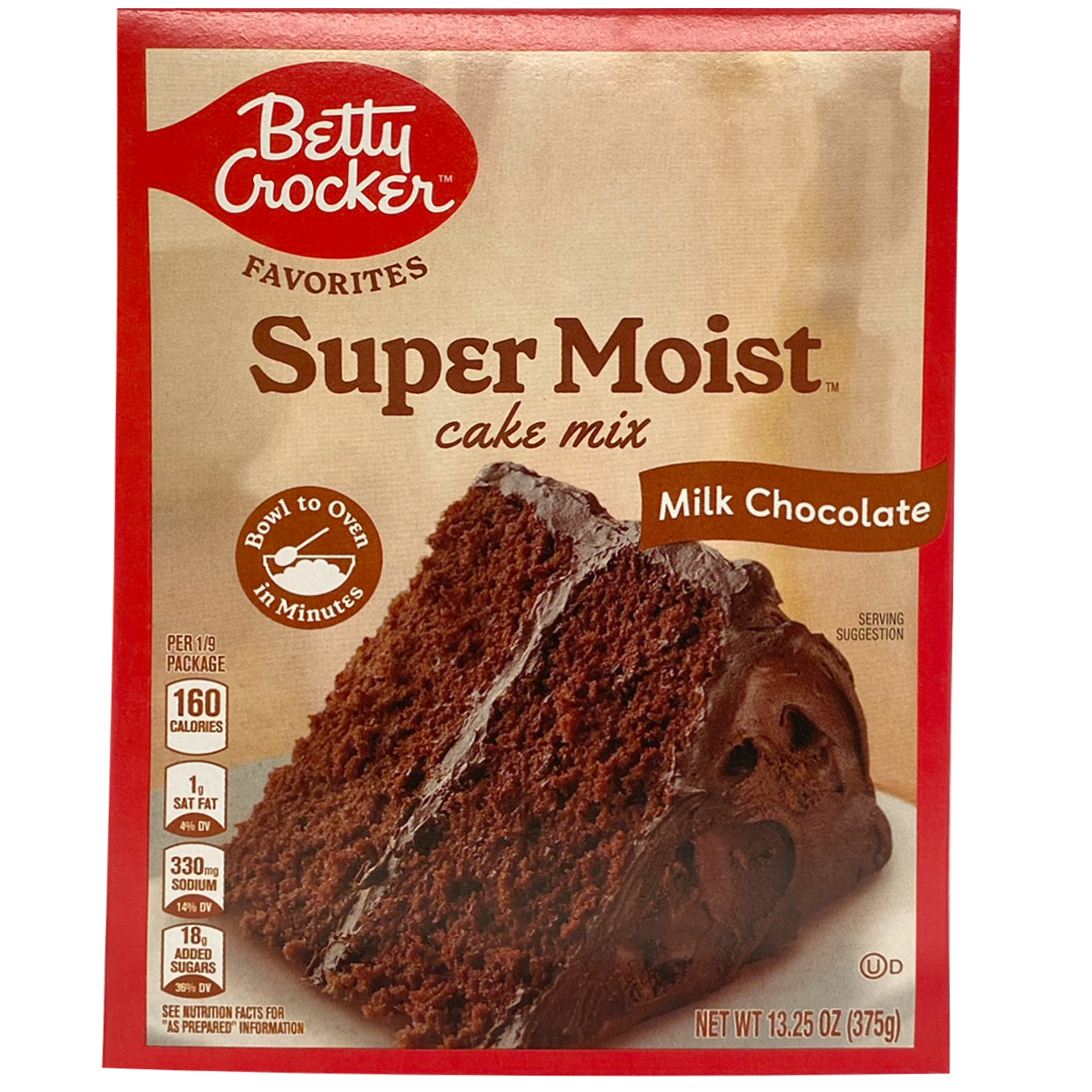 Betty Crocker Super Moist Chocolate Cake Mix Milk