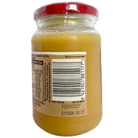 Pics Peanut Butter Smooth No Salt