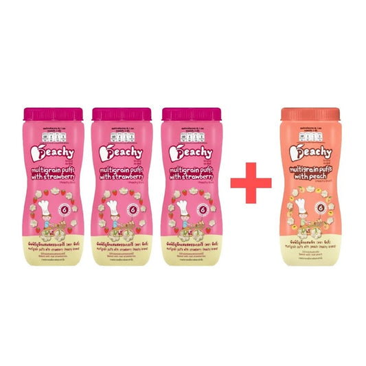 Peachy Buy 3 Get 1 Free Jars Of Cereal Puff Snacks Jar Puffs