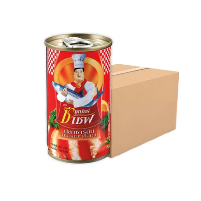 SUPER C CHEF Sardines In Tomato Sauce . X 60 155g
