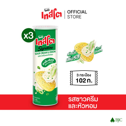 Tasto Signature Inclusion Crisps Sour Cream & Onion 102g