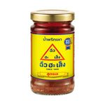Chua Hah Seng Chilli Paste Formula J 114g in a jar, showcasing the spicy red chili paste from the dry grocery product line.