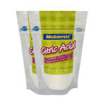 Dry grocery product, Mcgarrett Citric Acid 100g, in a clear container, used for cooking and baking, by MCGARRETT.
