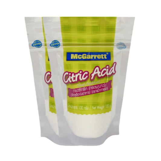 MCGARRETT [pack 2] Citric Acid (lemon Acid) 100g