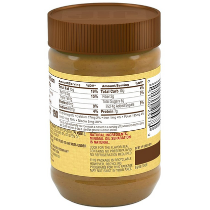 Jif Natural Creamy Peanut Butter Honey