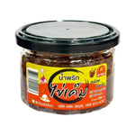 Chada Red Eye Chili Paste Rat in dry grocery packaging, showcasing the spicy chili paste product with a red and black label.