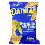 Danitas Tortilla Chips in a colorful bag, crispy snack made by Danitas, perfect for sharing or enjoying as a tasty treat.