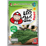 Taokaenoi Roasted Classic confectionery snack, showing crispy, roasted seaweed pieces in a close-up image.