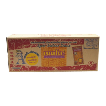 Bento Squid Seafood Snack Sweet & Spicy 4g x288