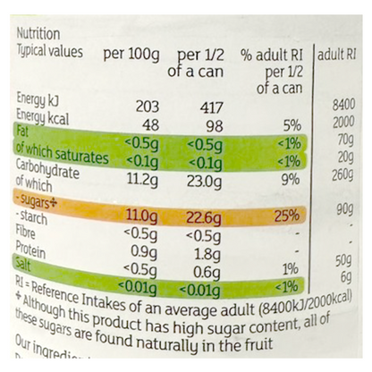Sainsbury's Peach Slices In Fruit Juice