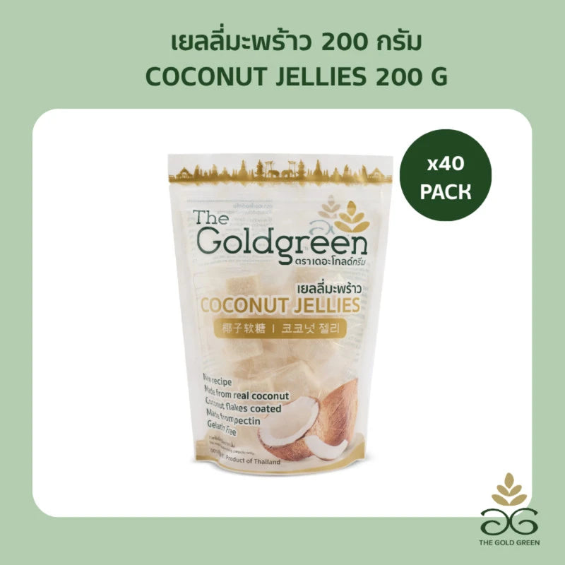 The Goldgreen Coconut Jelly Jellies 200g