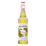 Bottle of MONIN Apple Syrup 700ml for dry grocery, showing the label and packaging on a white background.