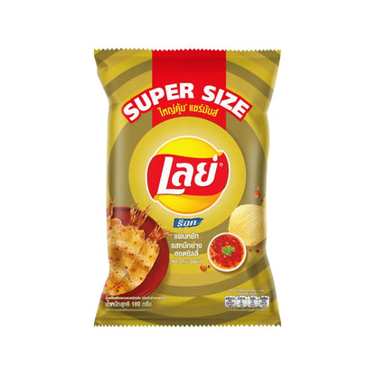 Lays Rock HOT Chili Squid 180g x12