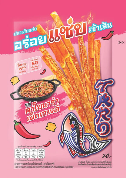 Taro Sauce Coated Korean Spicy Carbnara Flavoured 18g x36