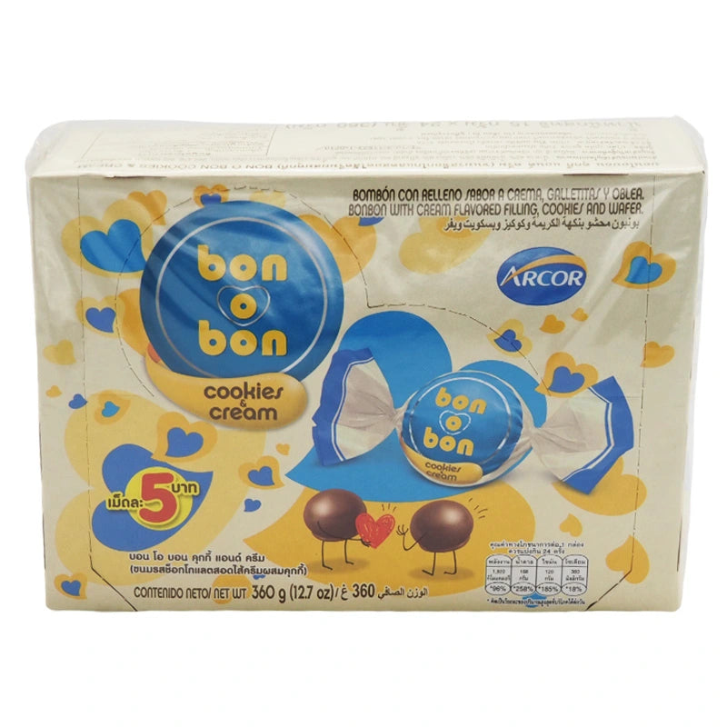 BON O Chocolate Cookies & Cream 14g x24