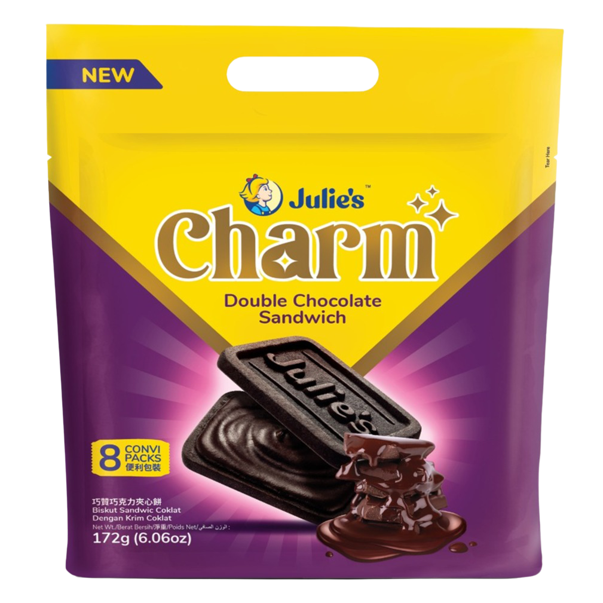 Julie's Charm Double Chocolate Sandwich
