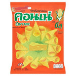 Cornae cheese confectionery snack with creamy texture and cheese flavor, displayed in a close-up shot.