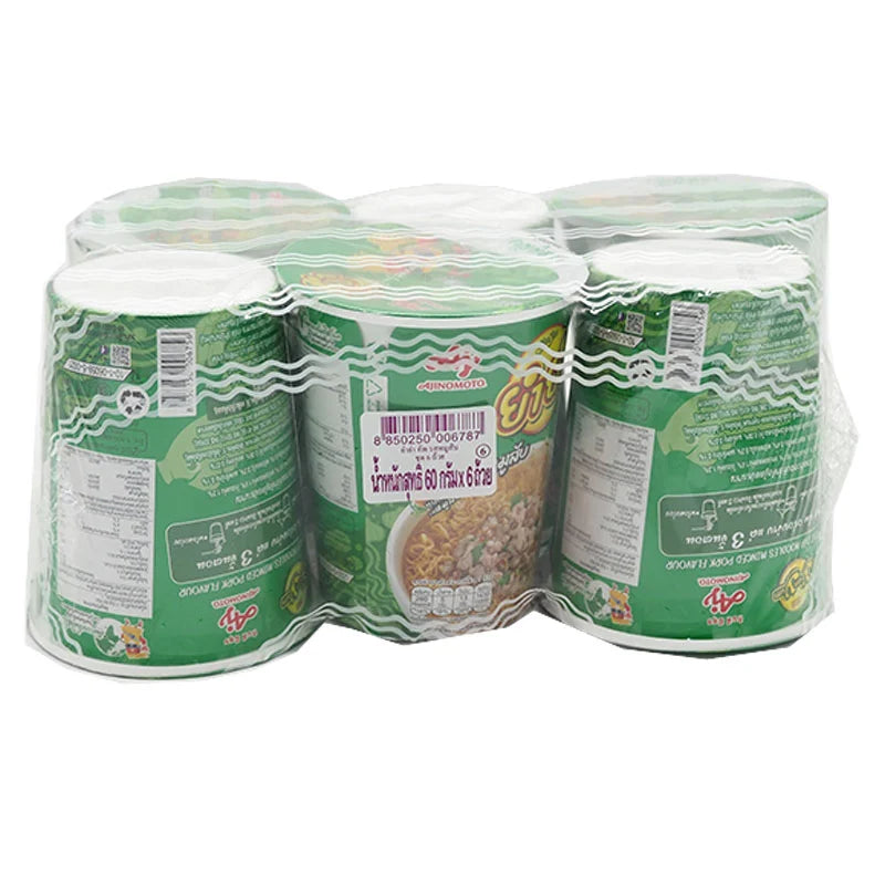 Yumyum Cup Instant Noodles Minced Pork 60g x6