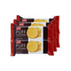 BISSIN Puff Cracker 70g pack of 6 sachets, close-up of crispy puff crackers in transparent packaging.
