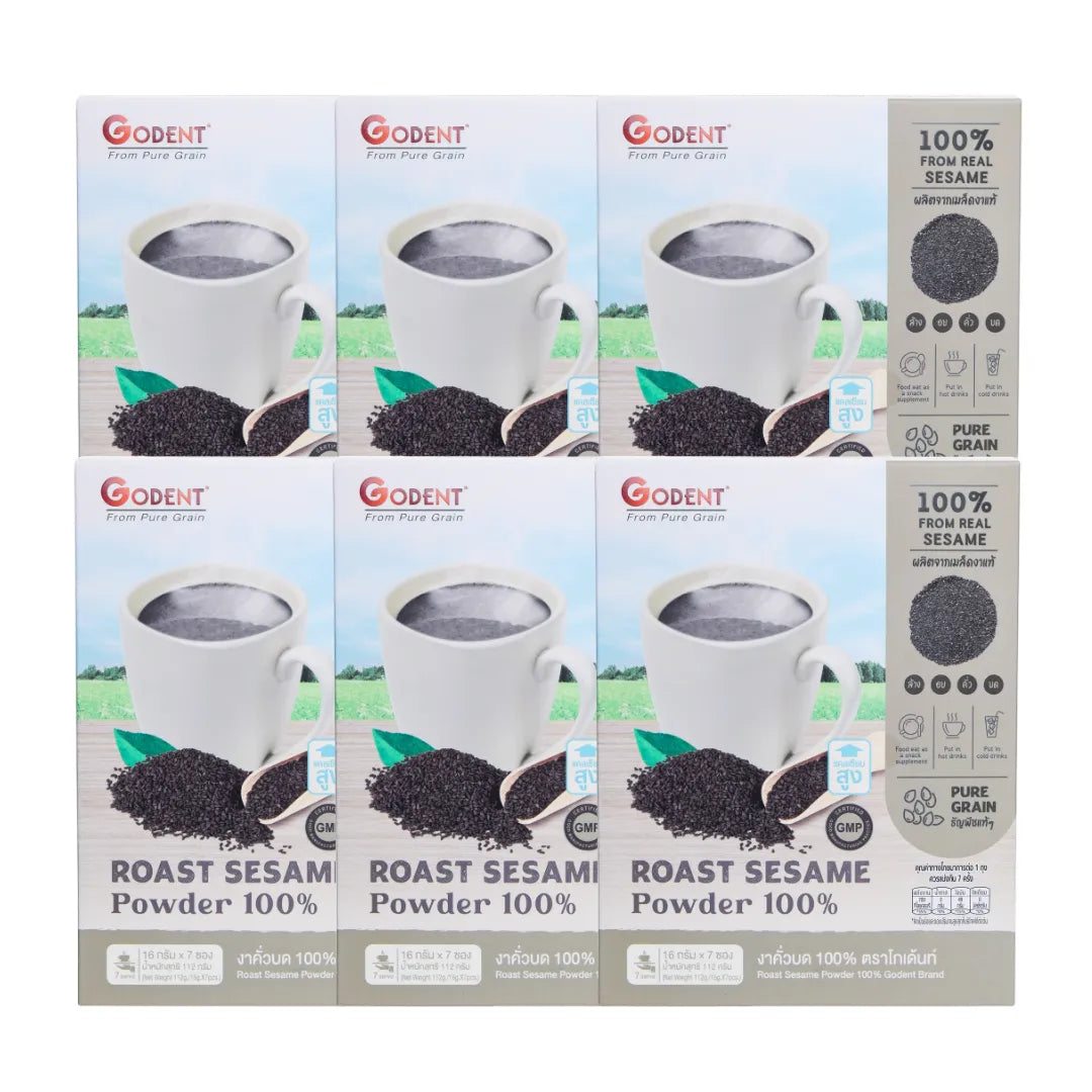 GODENT Golden 100% Ground Roasted Black Sesame Box ( 112g