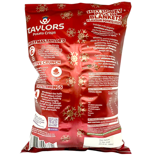 Taylors Hot Honey Pigs in Blankets Crisps