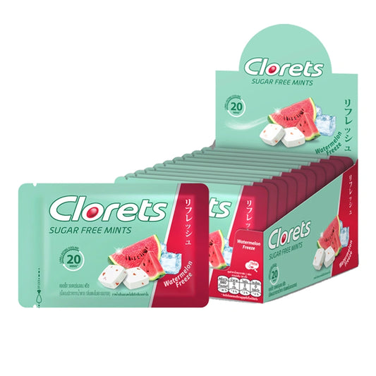CLORETS Sugar Free Tablet Watermelon And Menthol . X 10 15.4g