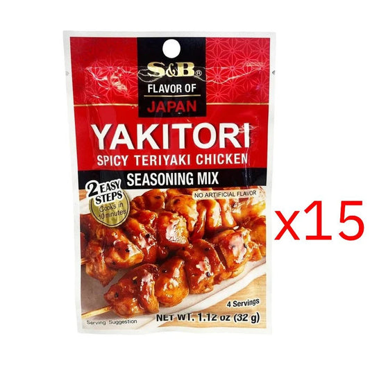 S & B Yakitori Seasoning Mix 32g x15 sachets
