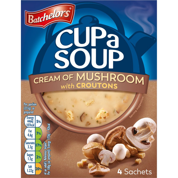 Batchelors Cup A Soup Cream Of Mushroom