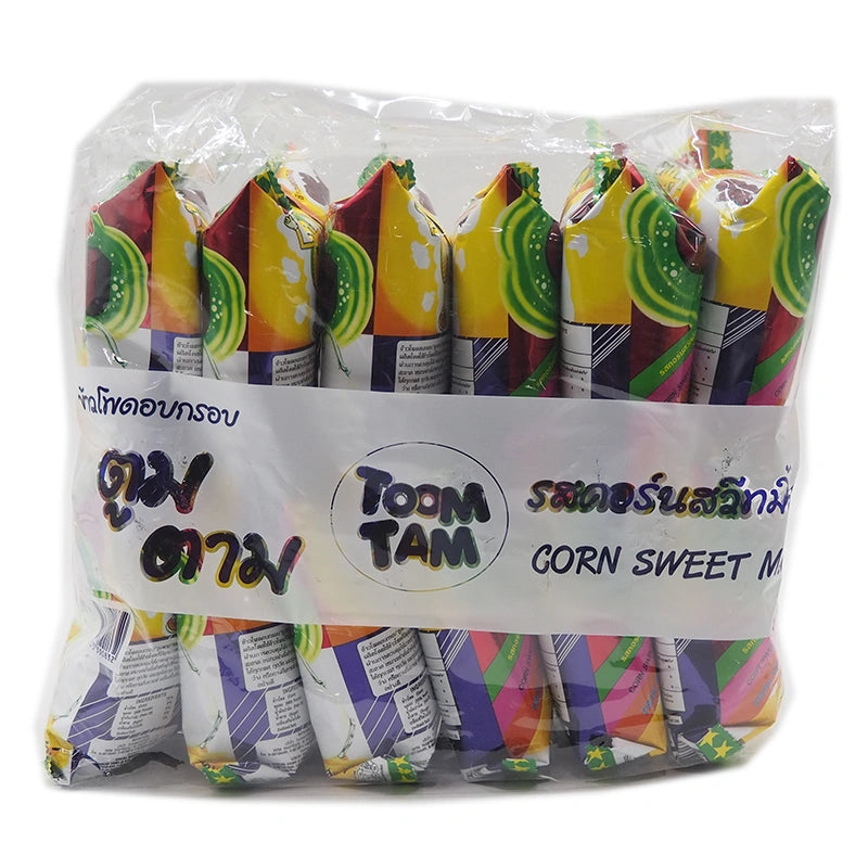 Toomtam Corn Extruded Snack Sweet Milk 23g x13