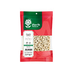 Tontawan Grade Clean Chickpeas in 500g package, dry grocery product, showing a bowl of cooked chickpeas and dry legumes.