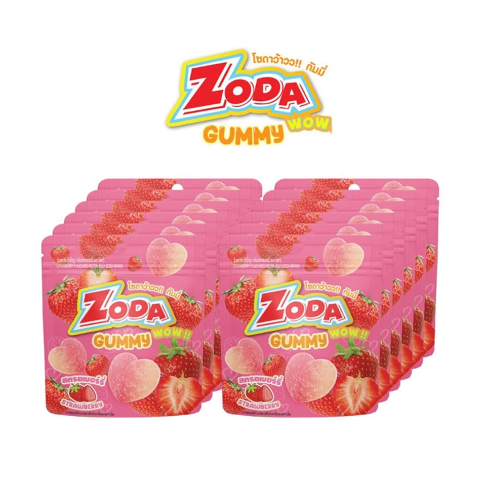 Zoda Wow Gummy Strawberry Flavor 12X 45g