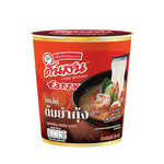Tonson Eatsy Tom Yum Kung flavor instant vermicelli in 34g dry grocery pack, showing the packaged noodles with flavoring packet.