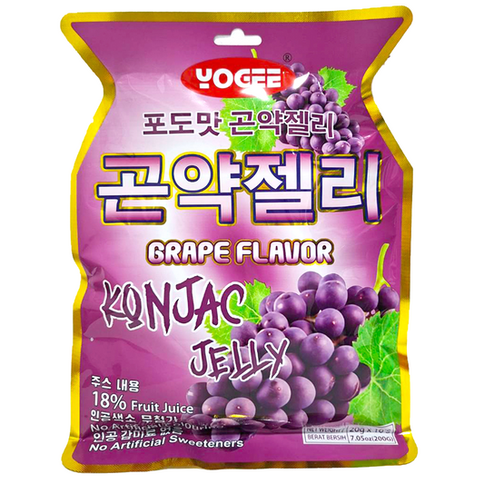 Yogee Grape Flavour Konjac Jelly
