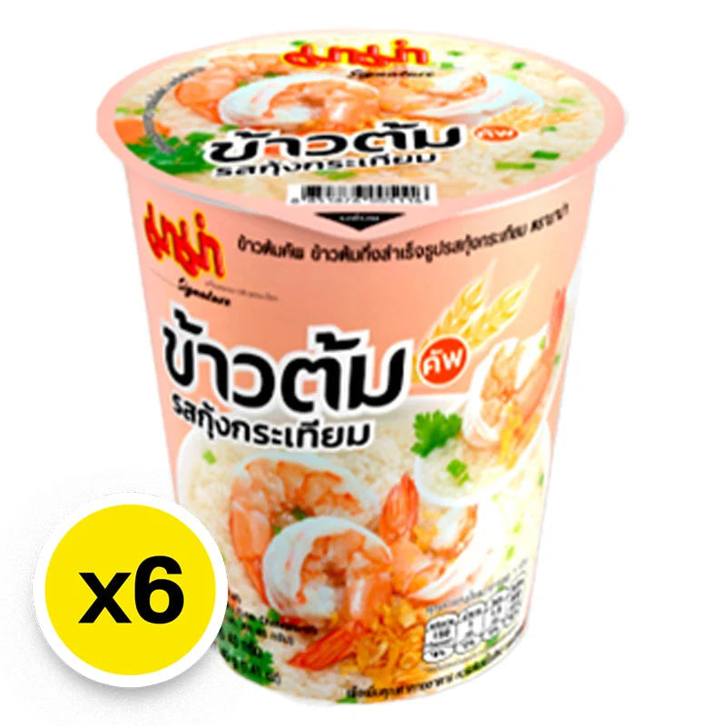 Mama Rice Soup Shrimp Garlic 40g x6