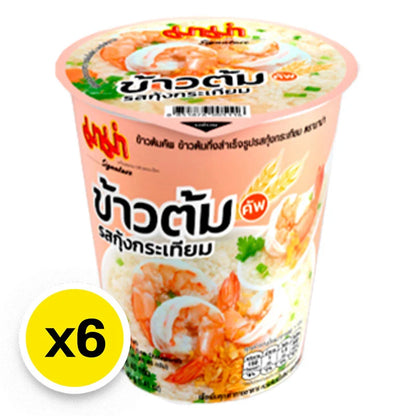 Mama Rice Soup Shrimp Garlic 40g x6