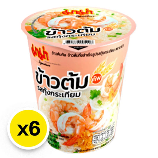 Mama Rice Soup Shrimp Garlic 40g x6