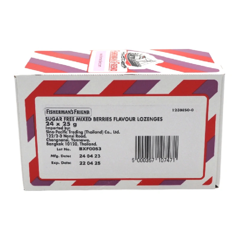 Fishermans Friend Lozenges Sugar-Free Mixed Berry