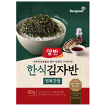 Yangban Twice Seasoned Laver, crispy seaweed snack with seasoned layers, ideal for healthy confectionery snack cravings.