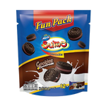 Sumo Mini Cookies and Chocolate confectionery snacks in a colorful package with cookies and chocolate pieces visible