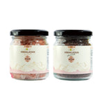 Zalt Himalayan pink salt with certificate, displayed in a clear container, part of dry grocery collection.