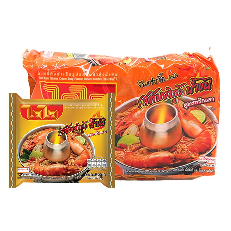 WAIWAI Instant Noodles Tomyum Kung Namkon 60g x10