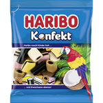 Colorful Haribo Jelly Confectionery Snacks in various shapes and flavors, perfect for sweet treats and snacking enjoyment.