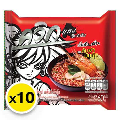 Quick Tom Yum Mun Goong Flavour Instant Noodles 60g x10